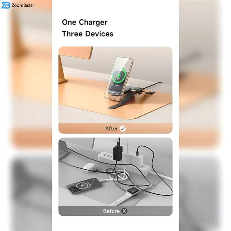 داک شارژر بی سیم مک دودو مدل CH-519 22.5W