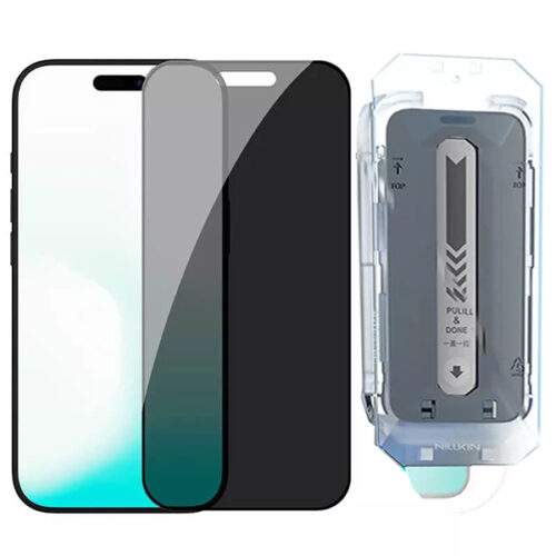 محافظ صفحه نمایش حریم شخصی نیلکین مدل Guardian-Pry مناسب برای گوشی موبایل اپل iPhone 17 Pro / 17 / 16 Pro به همراه کیت