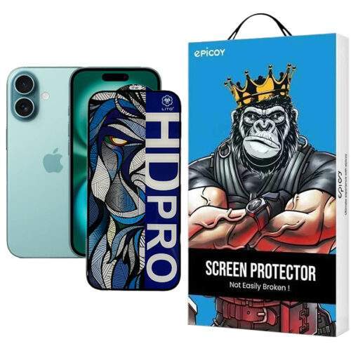 محافظ صفحه نمایش اپیکوی مدل Lion HD Pro مناسب برای گوشی موبایل اپل iPhone 17 Pro / 17 / 16 Pro