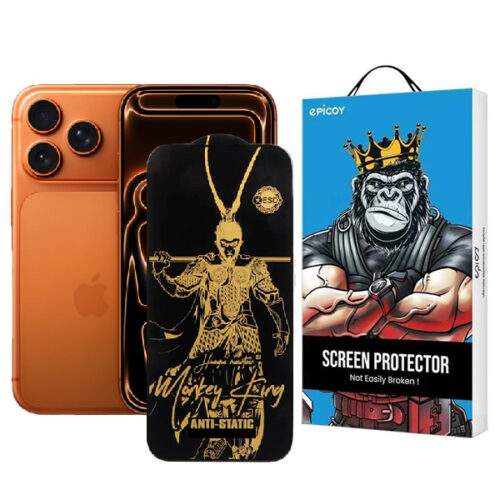 محافظ صفحه نمایش اپیکوی مدل Wukong ESD مناسب برای گوشی موبایل اپل iPhone 17 Pro / 17 / 16 Pro