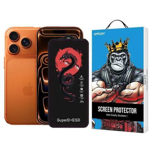 محافظ صفحه نمایش اپیکوی مدل Red Dragon ESD مناسب برای گوشی موبایل اپل iPhone 17 Pro / 17 /16 Pro
