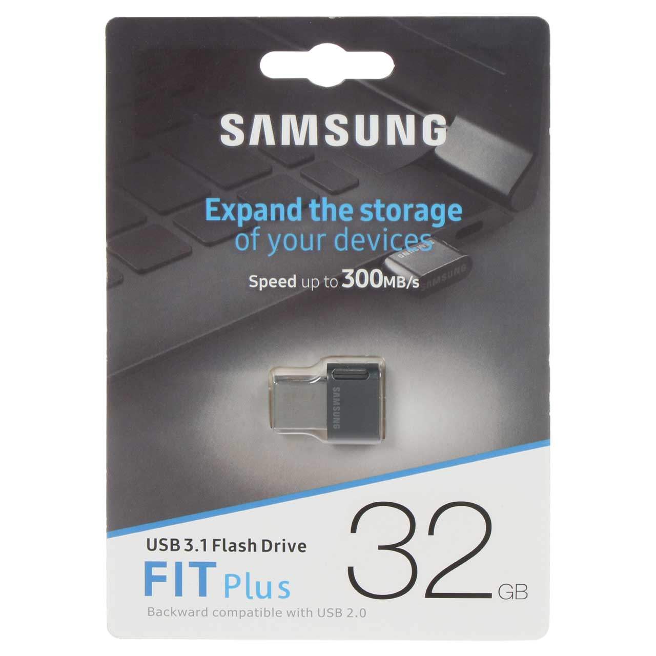 فلش مموری سامسونگ مدل FIT Plus USB 3.1 ظرفیت 32 گیگابایت