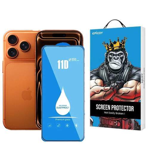 محافظ صفحه نمایش اپیکوی مدل Blue ESD مناسب برای گوشی موبایل اپل iPhone 17 Pro / 17 / 16 Pro