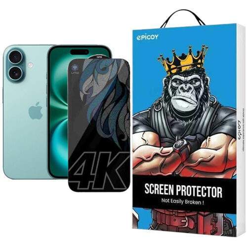 محافظ صفحه حریم شخصی نمایش اِپیکوی مدل Lion stereo Vision Pro Pry مناسب برای گوشی موبایل iPhone 17 Pro /17 / 16 Pro