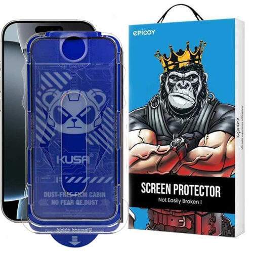 محافظ صفحه نمایش حریم شخصی اپیکوی مدل Kusa Easy install Kit مناسب برای گوشی موبایل اپل iPhone 16 Pro Max به همراه کیت نصب آسان