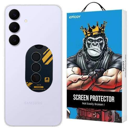 محافظ لنز دوربین شیشه‌ای اپیکوی مدل Chelipa مناسب برای گوشی موبایل سامسونگ Galaxy S25 FE