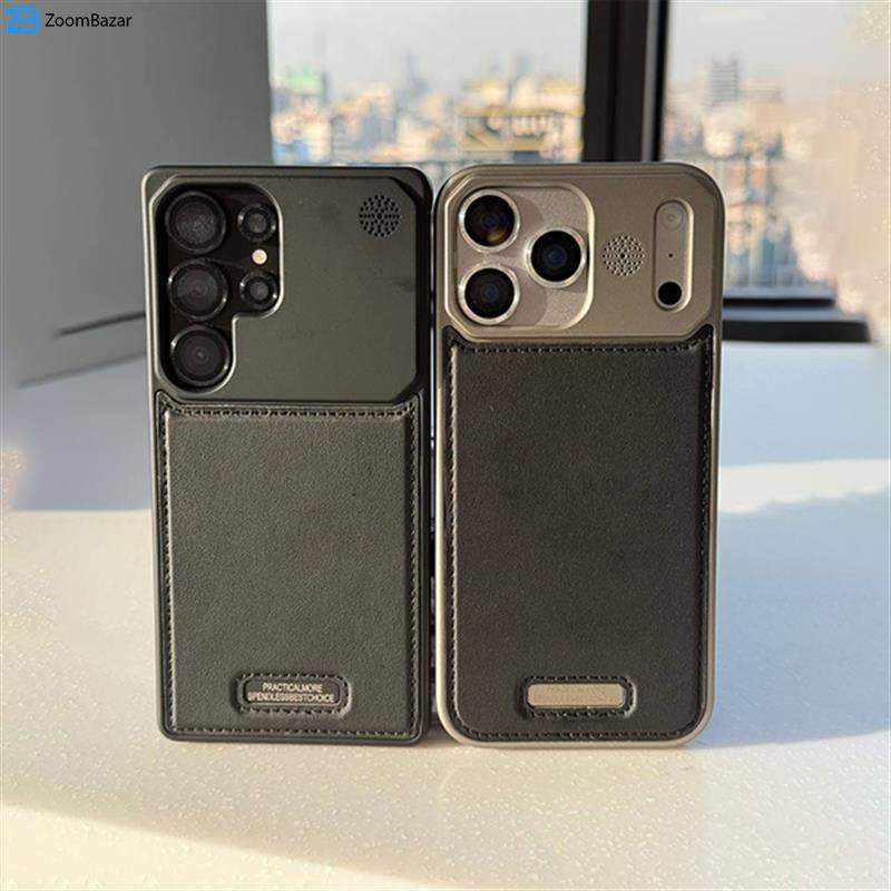 کاور اپیکوی مدل Lux Leather Metal مناسب برای گوشی موبایل اپل iPhone 17 Pro Max