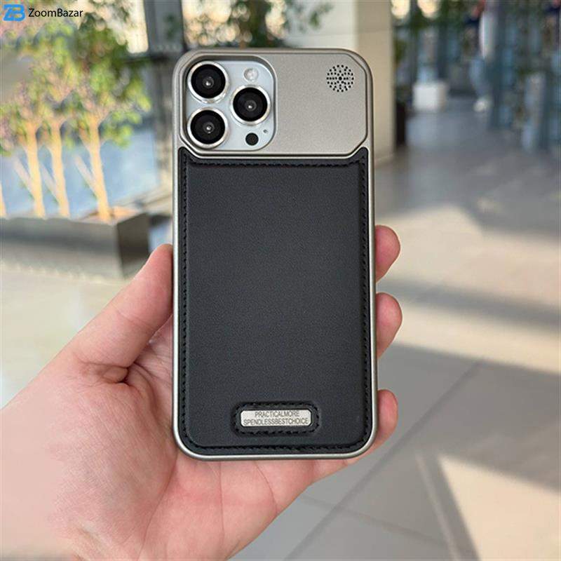 کاور اپیکوی مدل Lux Leather Metal مناسب برای گوشی موبایل اپل iPhone 17 Pro Max