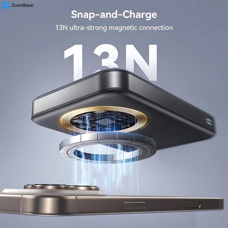 پاوربانک جوی روم مدل JR-PBM12 ظرفیت 10000 میلی آمپرساعت