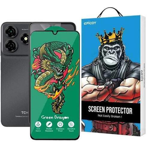 محافظ صفحه نمایش اپیکوی مدل Green Dragon ExplosionProof مناسب برای گوشی موبایل تی سی اچ Redmi 14c/Poco C75 / TCH One