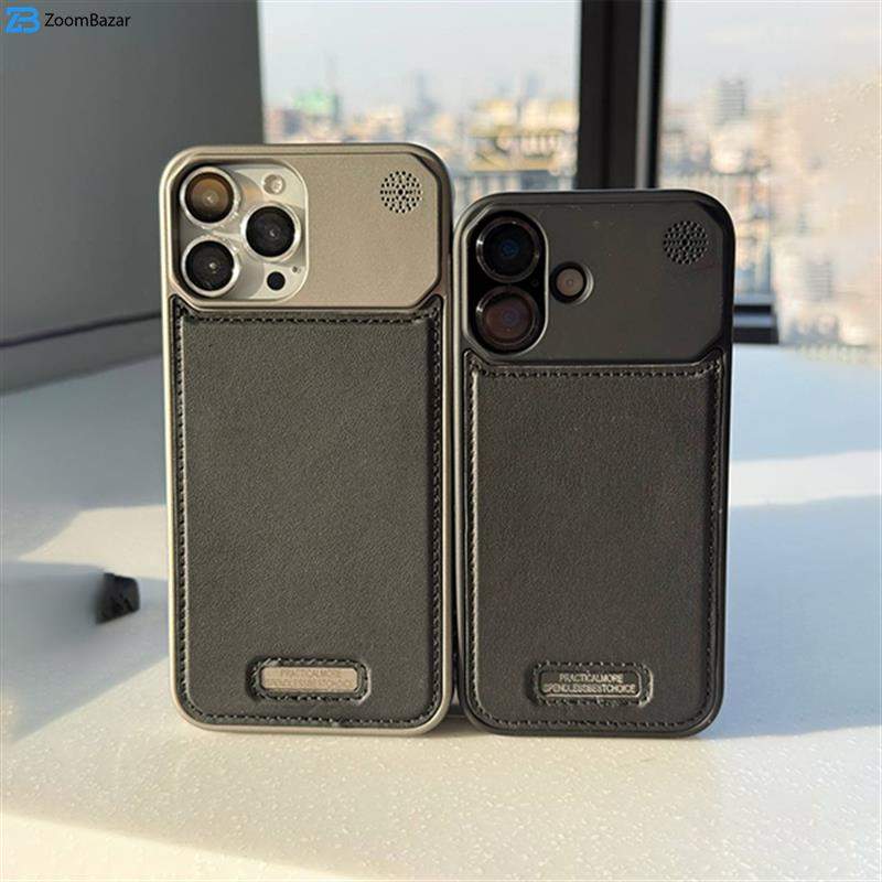 کاور اپیکوی مدل Lux Leather Metal مناسب برای گوشی موبایل اپل iPhone 17 Pro Max