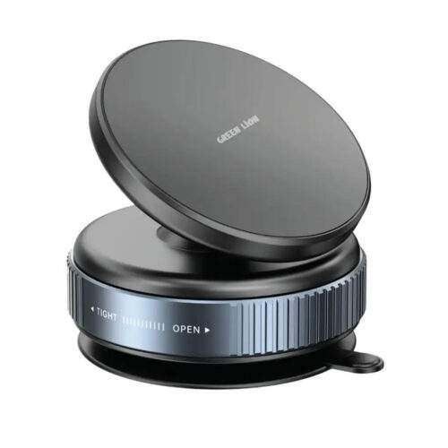 پایه نگهدارنده گوشی موبایل گرین لاین مدل Magno Flex Vacuum Suction Holder GNMGFXSHLDBK