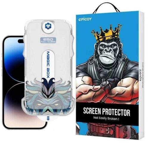 محافظ صفحه نمایش اپیکوی مدل Lion ESD Easy Install مناسب برای گوشی موبایل اپل iPhone 16 Pro Max به همراه کیت نصب