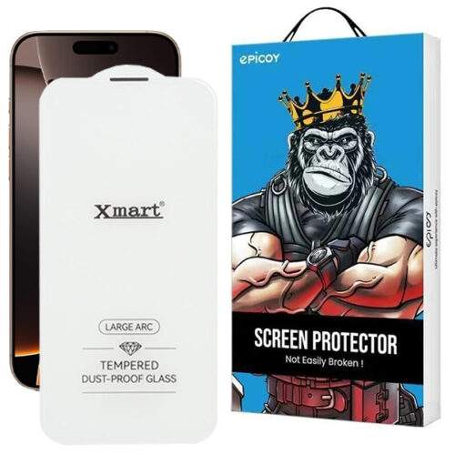 محافظ صفحه نمایش اپیکوی مدل Xmart 3D Large ARC مناسب برای گوشی موبایل اپل iPhone 16 / 15 / 14 Pro