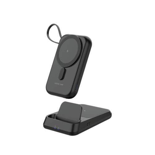 پاوربانک گرین لاین مدل 3IN1 MAGSAFE PD 20W ظرفیت 100000میلی آمپر ساعت