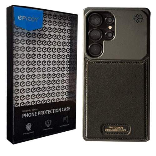 کاور اپیکوی مدل Lux Leather Metal مناسب برای گوشی موبایل سامسونگ Galaxy S25 Ultra