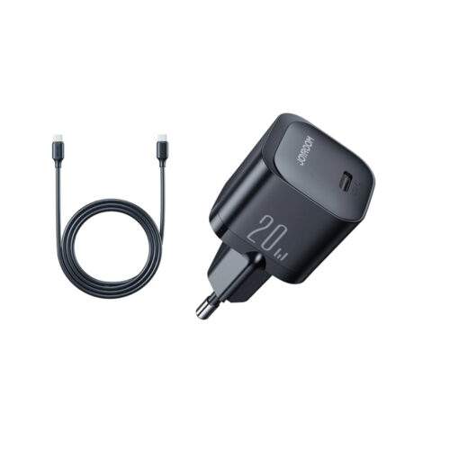 شارژر دیواری 20 وات جوی روم مدل JR-TCF02 EU به همراه کابل تبدیل USB-C