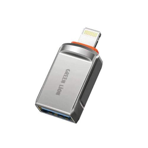 مبدل USB OTG به لایتنینگ گرین مدل FOTG