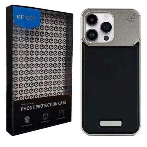 کاور اپیکوی مدل Lux Leather Metal مناسب برای گوشی موبایل اپل iPhone 16 Pro