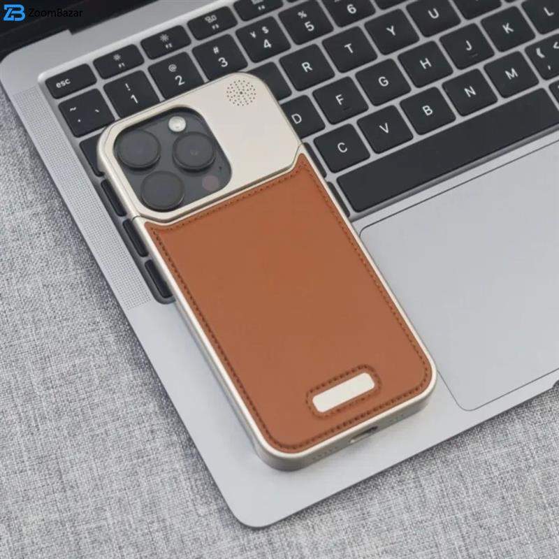 کاور اپیکوی مدل Lux Leather Metal مناسب برای گوشی موبایل اپل iPhone 17 Pro Max