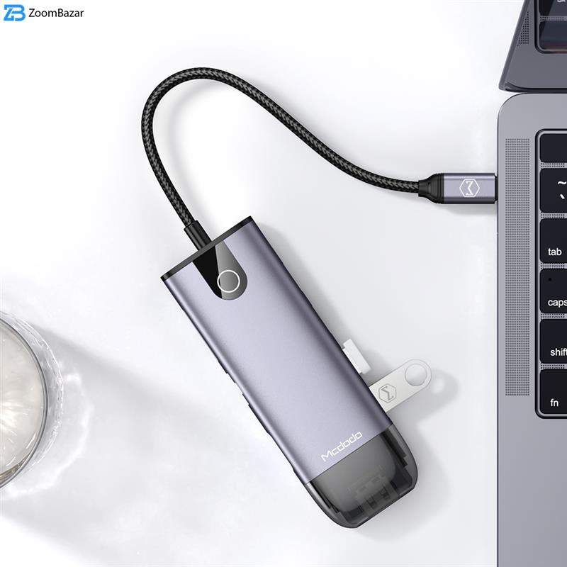 هاب 10 پورت USB-C مک دودو مدل HU7420