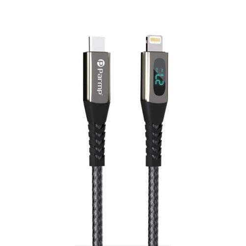 کابل تبدیل USB-C به لایتنینگ پارمپ مدل PUDC-22CL2M 27W طول 2 متر