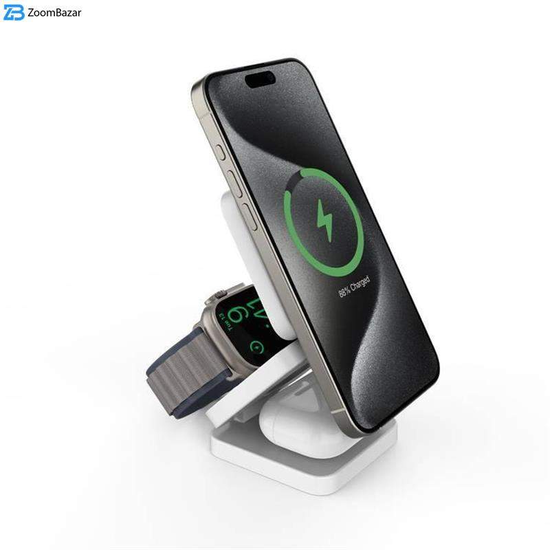 پایه نگهدارنده شارژر گوشی موبایل پرودو مدل PD-3N1MWFC-WH