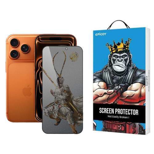 محافظ صفحه نمایش حریم شخصی اپیکوی مدل Black Myth Privacy مناسب برای گوشی موبایل اپل iPhone 17 Pro Max