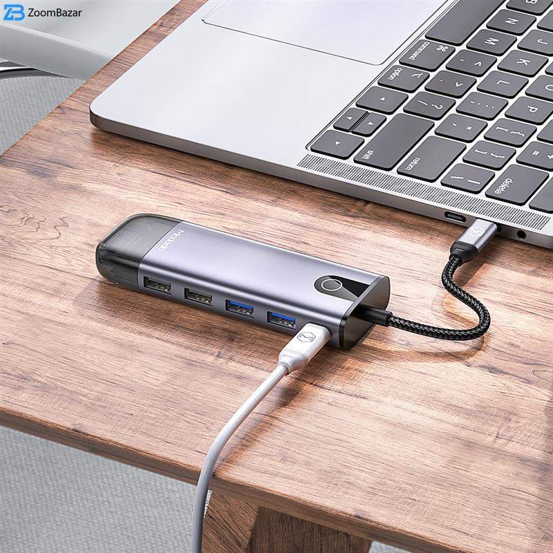 هاب 10 پورت USB-C مک دودو مدل HU7420