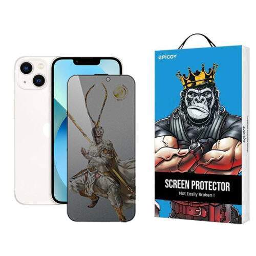 محافظ صفحه نمایش حریم شخصی اپیکوی مدل Black Myth Privacy مناسب برای گوشی موبایل اپل 14 / iPhone 16e / 13 / 13 Pro