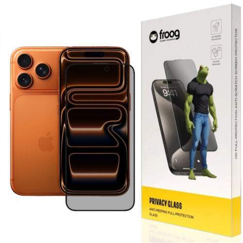 محافظ صفحه نمایش حریم شخصی فراگ مدل Privacy مناسب برای گوشی موبایل اپل iPhone 17 Pro / 17 / 16 Pro