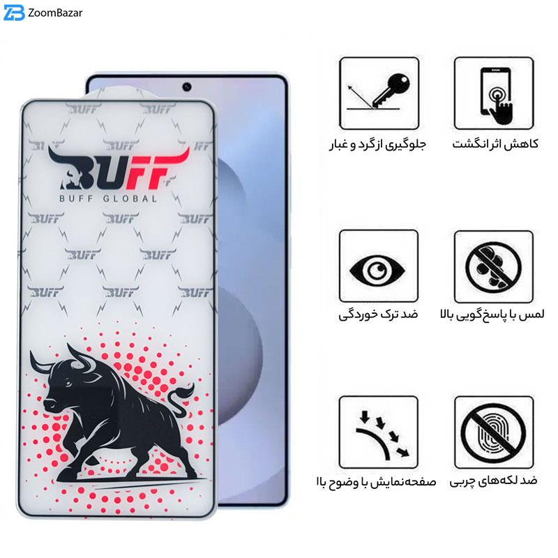 محافظ صفحه نمایش بوف مدل Black Fighter-Guarantee مناسب برای گوشی سامسونگ Galaxy S26 Ultra