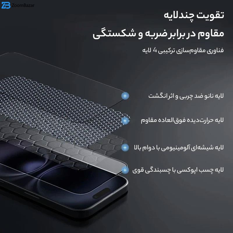 محافظ صفحه نمایش بوف مدل Black Fighter مناسب برای گوشی موبایل شیائومی Redmi 15C